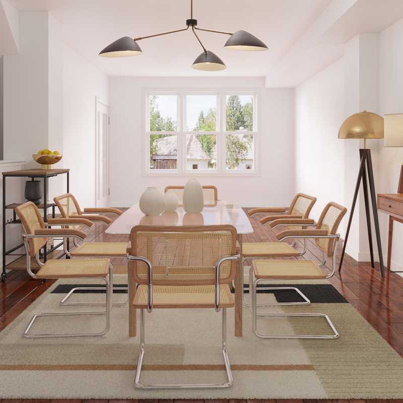 Modern, Midcentury Modern Dining Room Design by Havenly Interior Designer Karla