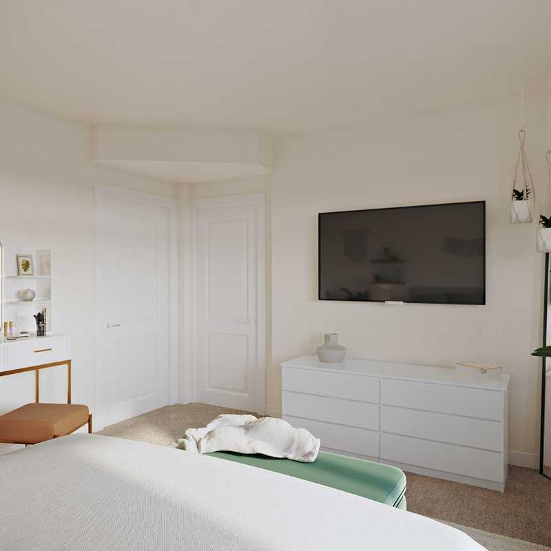 Bohemian, Global, Scandinavian Bedroom Design by Havenly Interior Designer Sloane