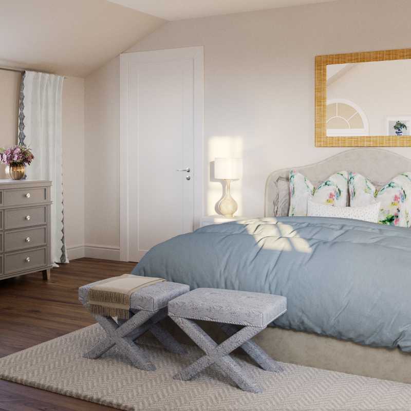 Preppy Bedroom Design by Havenly Interior Designer Kayla