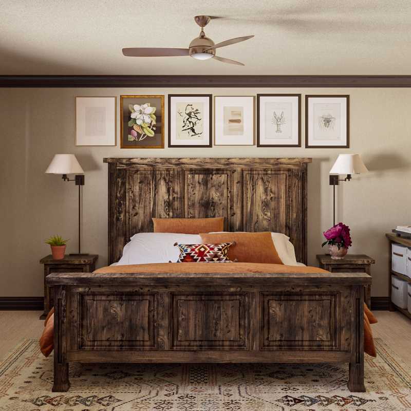 Industrial, Rustic Bedroom Design by Havenly Interior Designer Dayana