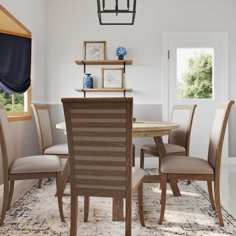 Modern, Farmhouse, Rustic Dining Room Design by Havenly Interior Designer Jessica