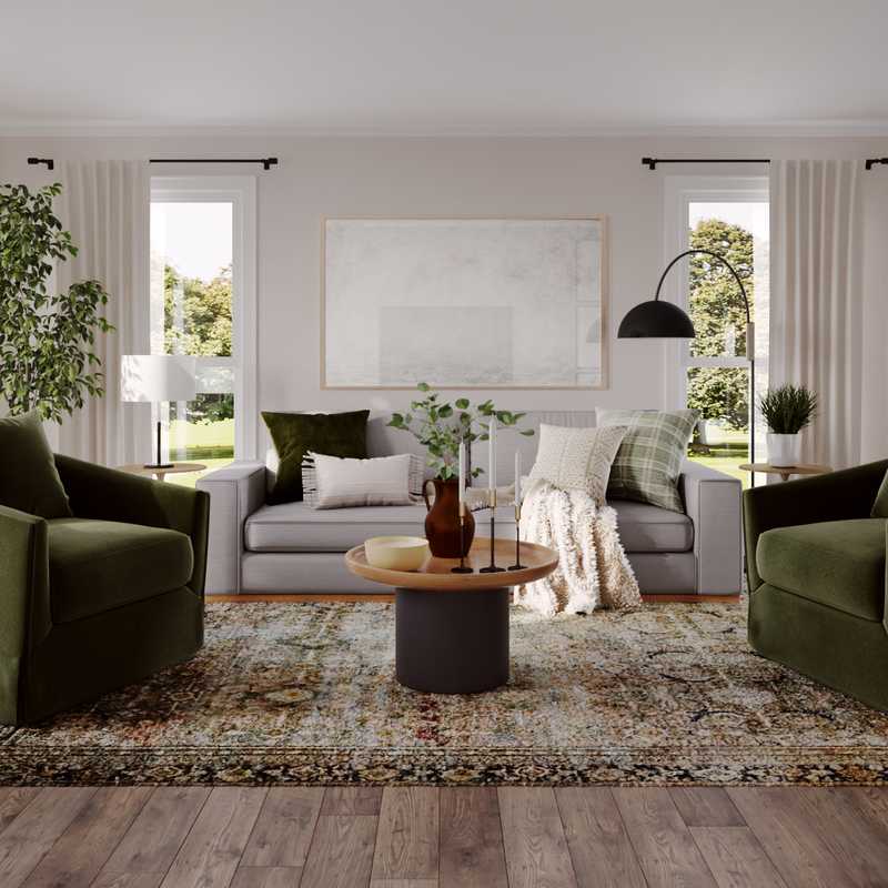 Contemporary, Modern, Transitional Office Design by Havenly Interior Designer Brittany