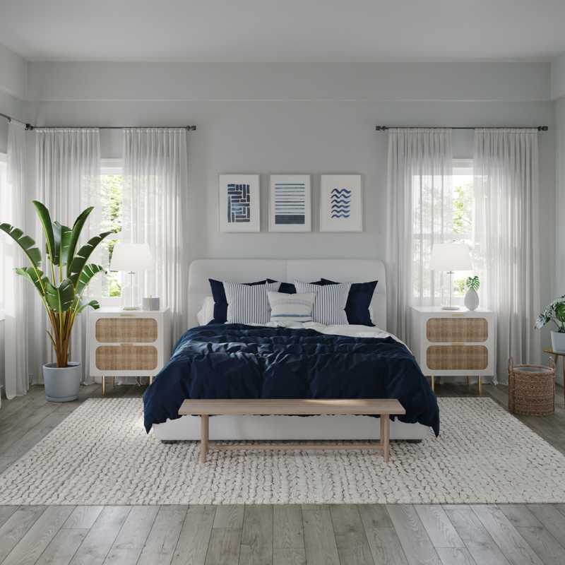 Modern, Coastal Bedroom Design by Havenly Interior Designer Ambar