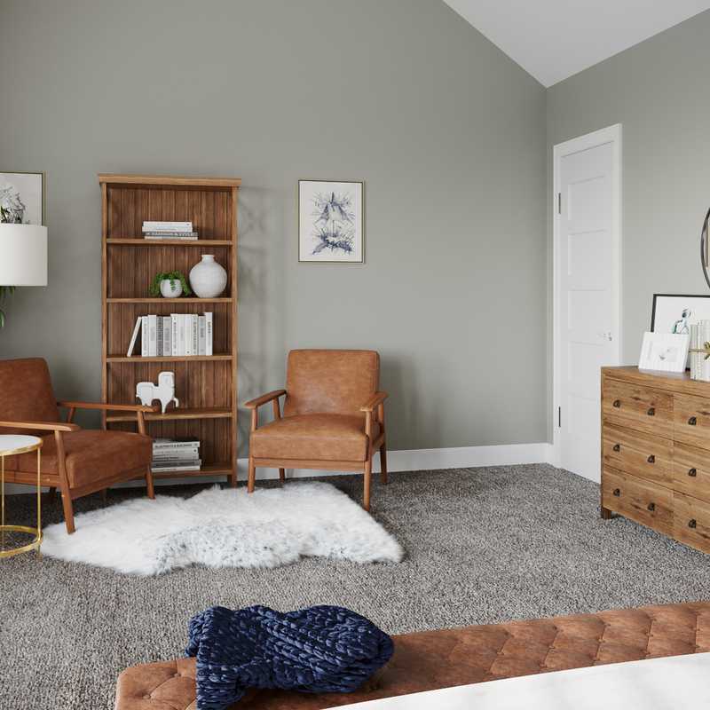 Industrial, Farmhouse, Minimal Bedroom Design by Havenly Interior Designer Mariel