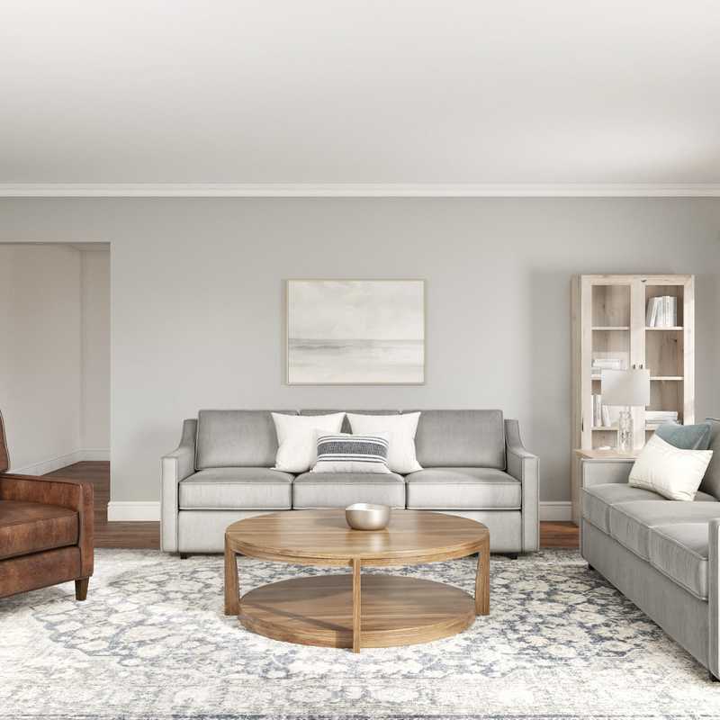 Classic, Traditional Living Room Design by Havenly Interior Designer Haley