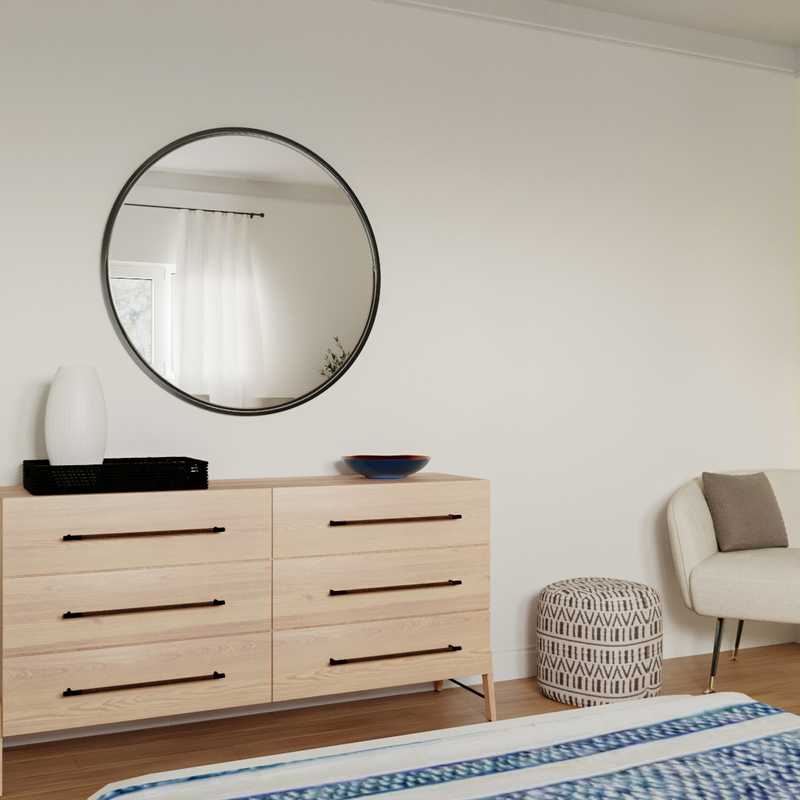 Bohemian, Minimal, Scandinavian Bedroom Design by Havenly Interior Designer Colleen