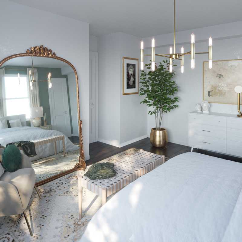 Transitional, Classic Contemporary Bedroom Design by Havenly Interior Designer Liliana