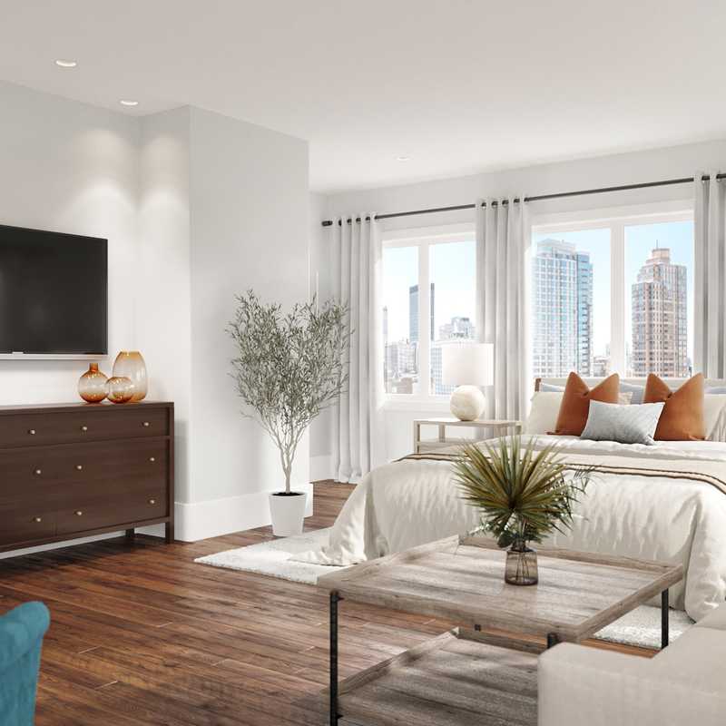 Midcentury Modern Bedroom Design by Havenly Interior Designer Amber