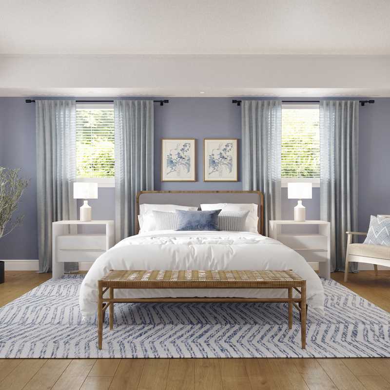 Coastal, Minimal Bedroom Design by Havenly Interior Designer Nora