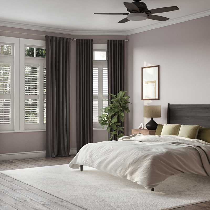 Modern, Glam, Midcentury Modern Bedroom Design by Havenly Interior Designer Clara