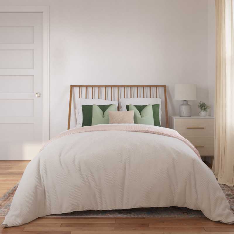 Modern, Bohemian, Midcentury Modern Bedroom Design by Havenly Interior Designer Barbara