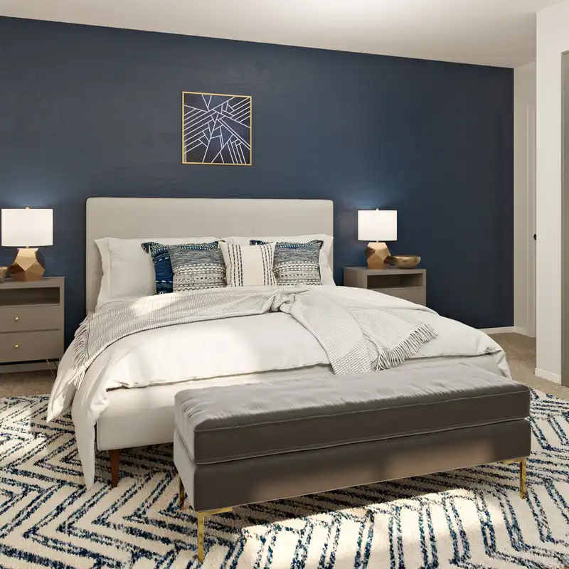 Modern, Midcentury Modern Not Sure Yet Design by Havenly Interior Designer Mercedes