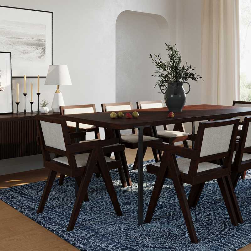 Southwest Inspired Dining Room Design by Havenly Interior Designer Amy