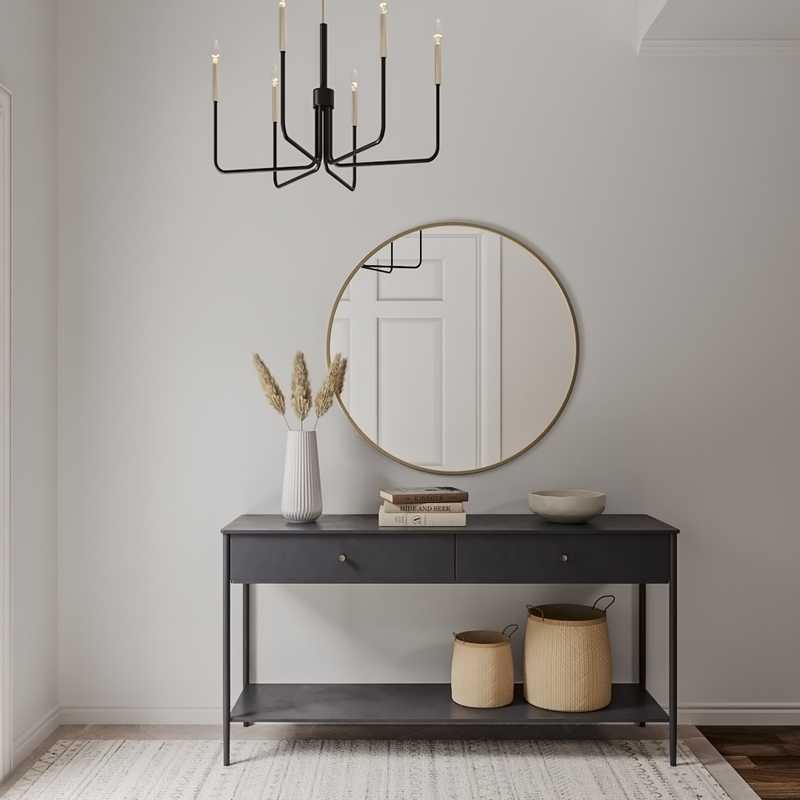 Contemporary, Classic, Bohemian, Coastal, Farmhouse, Transitional Entryway Design by Havenly Interior Designer Ilona