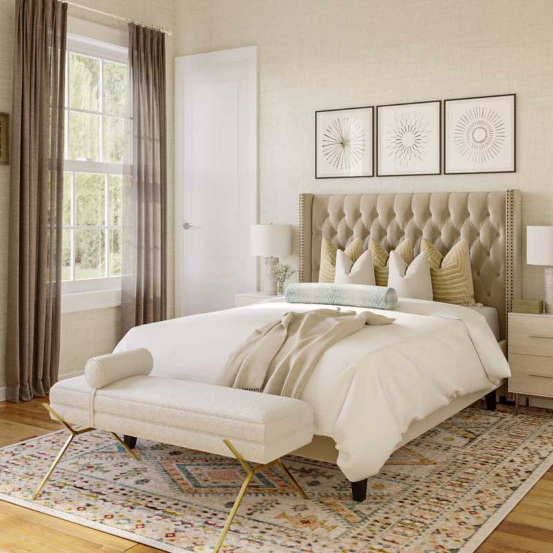 Modern, Classic Bedroom Design by Havenly Interior Designer Ana