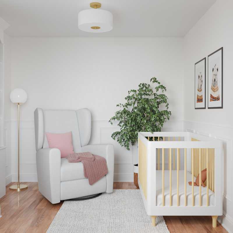 Midcentury Modern Nursery Design by Havenly Interior Designer Astrid
