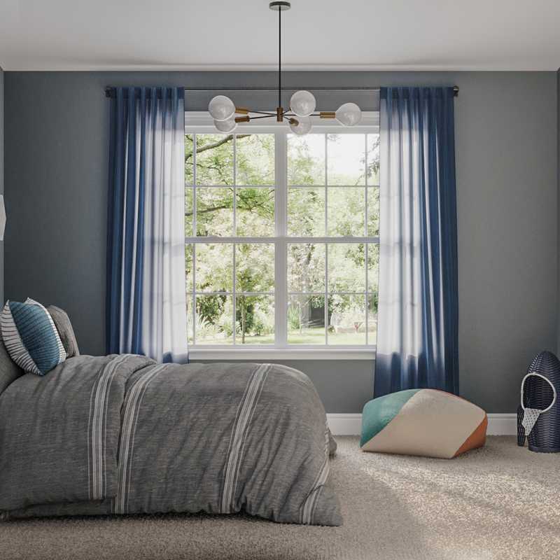 Modern, Minimal Bedroom Design by Havenly Interior Designer Lena