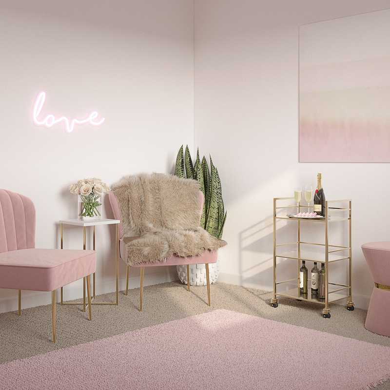 Contemporary, Modern, Glam, Classic Contemporary Office Design by Havenly Interior Designer Manasi