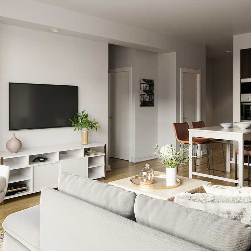 Contemporary, Modern, Classic, Industrial Living Room Design by Havenly Interior Designer Meagan