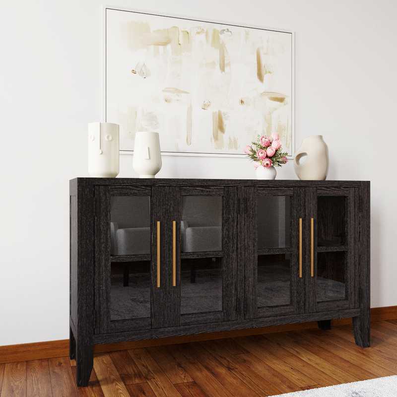 Traditional, Midcentury Modern Dining Room Design by Havenly Interior Designer Taylor