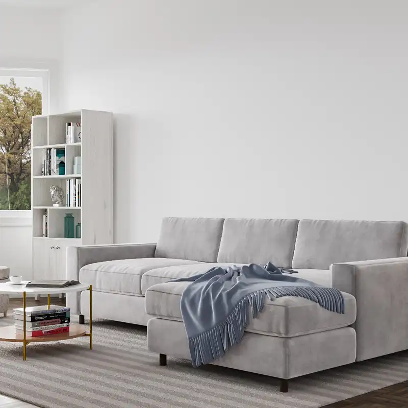 Modern, Classic, Bohemian, Midcentury Modern Living Room Design by Havenly Interior Designer Isadora
