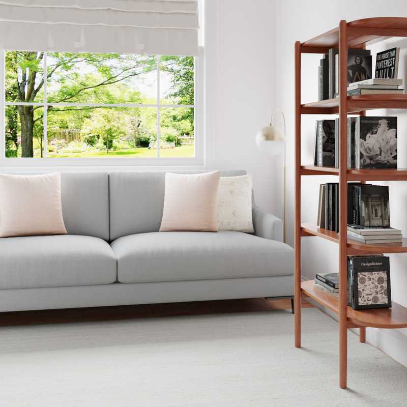 Modern, Midcentury Modern Office Design by Havenly Interior Designer Kayla