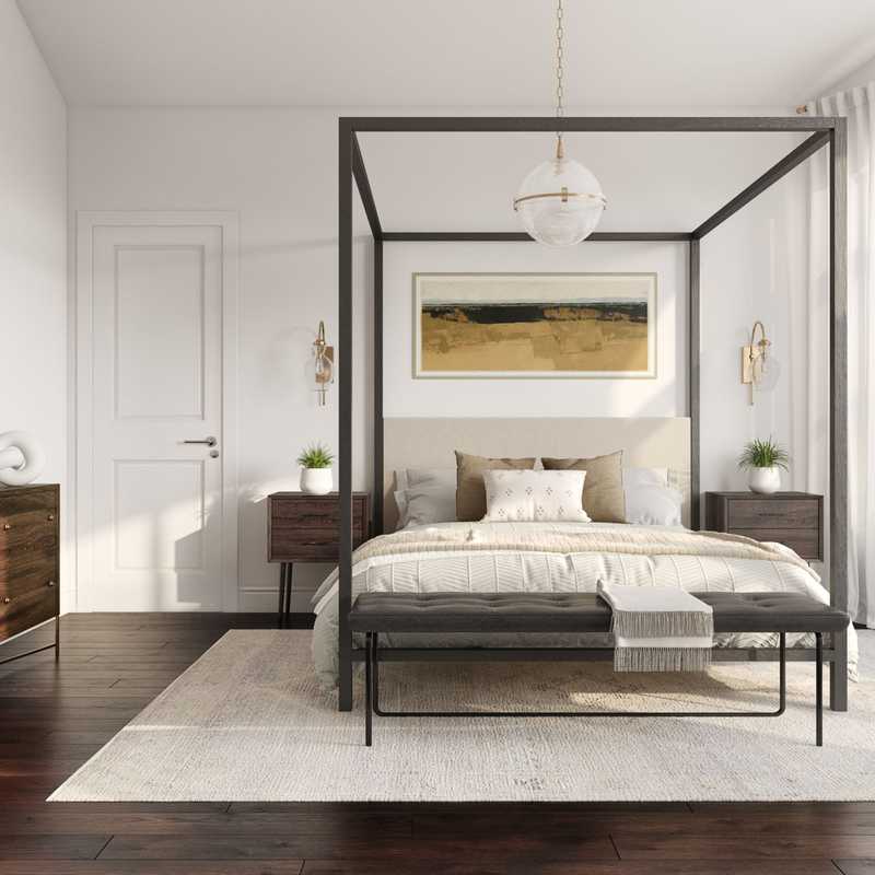 Contemporary, Modern, Bohemian Bedroom Design by Havenly Interior Designer Nicole