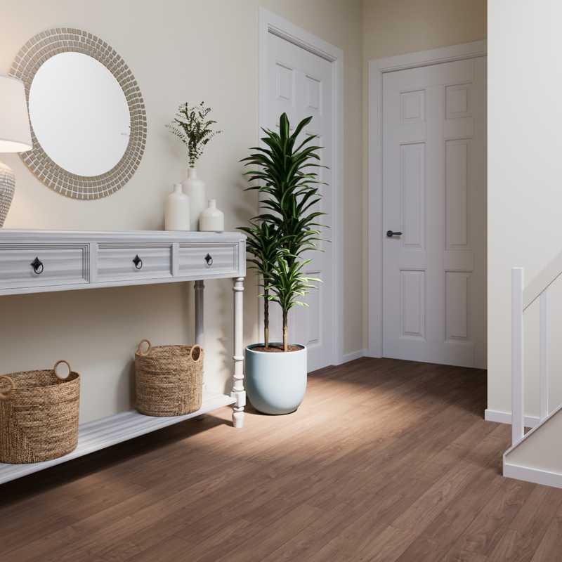 Coastal, Farmhouse Entryway Design by Havenly Interior Designer Tania