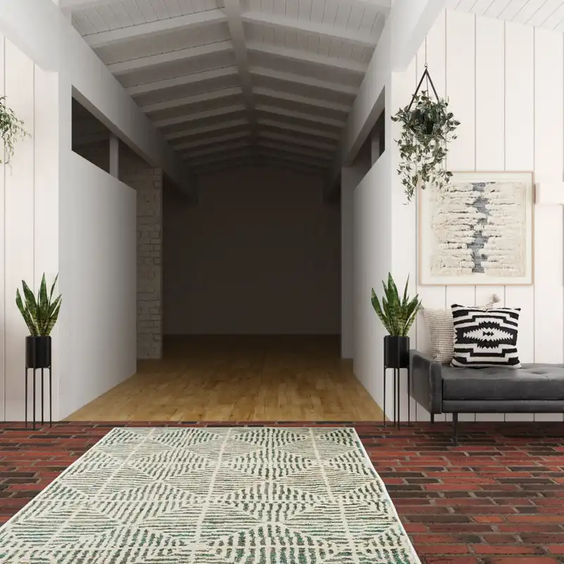 Eclectic Entryway Design by Havenly Interior Designer Jade
