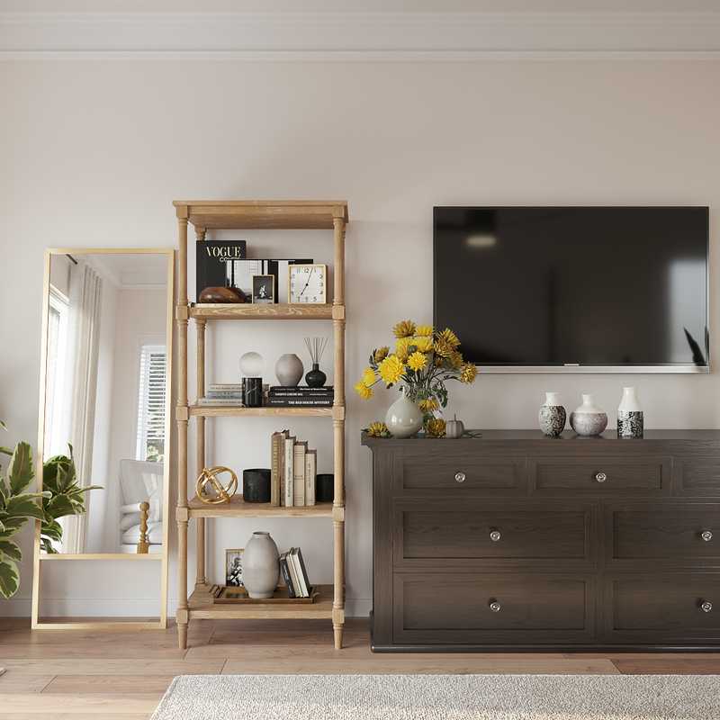 Contemporary, Modern, Midcentury Modern Bedroom Design by Havenly Interior Designer Mirella