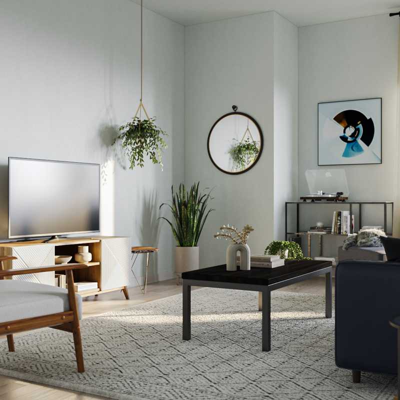 Midcentury Modern, Scandinavian Living Room Design by Havenly Interior Designer Pamela