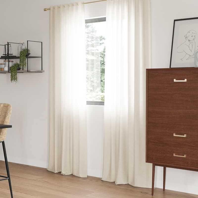 Bohemian, Transitional, Midcentury Modern Dining Room Design by Havenly Interior Designer Michelle