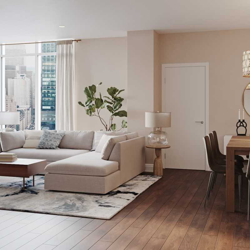 Modern, Midcentury Modern, Minimal Living Room Design by Havenly Interior Designer Hayley