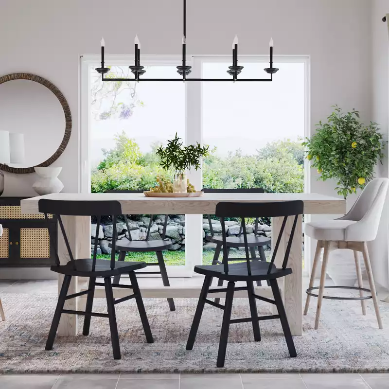 Modern, Midcentury Modern, Minimal Dining Room Design by Havenly Interior Designer Hayley