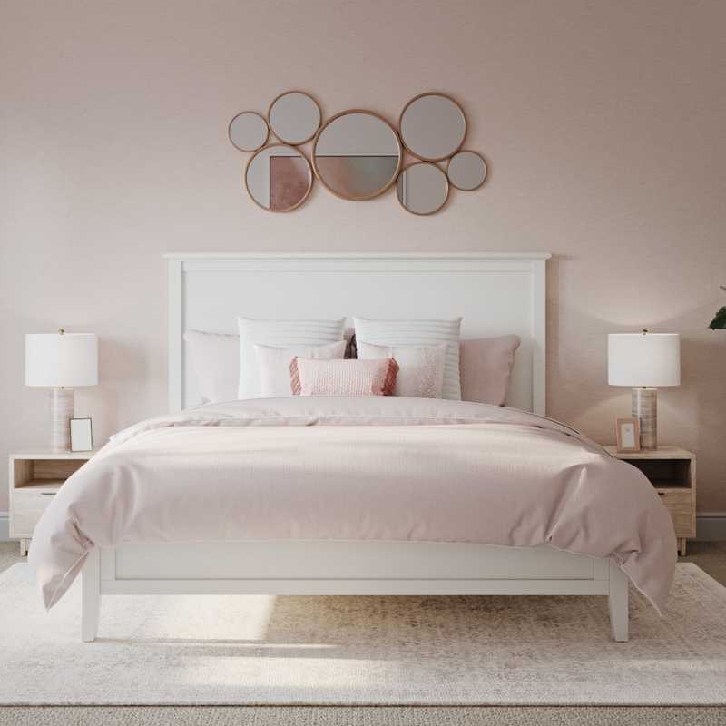 Contemporary, Modern, Glam Bedroom Design by Havenly Interior Designer Dan
