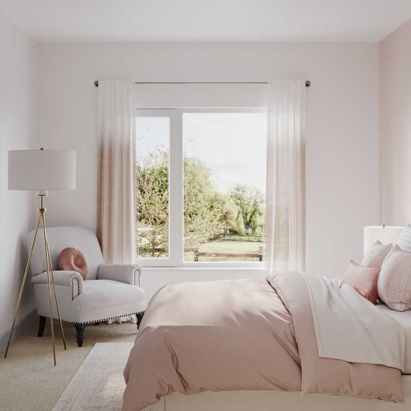 Contemporary, Modern, Glam Bedroom Design by Havenly Interior Designer Dan