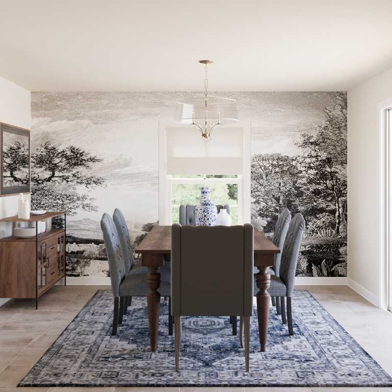 Classic, Traditional Dining Room Design by Havenly Interior Designer Megan