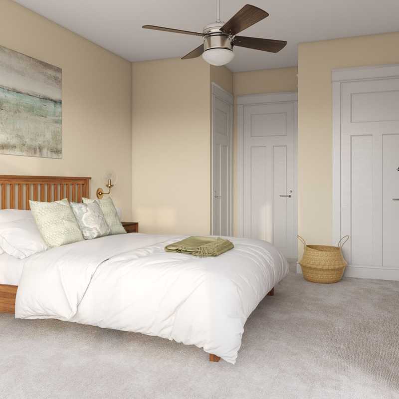 Modern, Bohemian, Coastal Bedroom Design by Havenly Interior Designer Allison