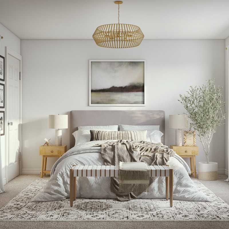 Modern, Classic, Bohemian Living Room Design by Havenly Interior Designer Nicole