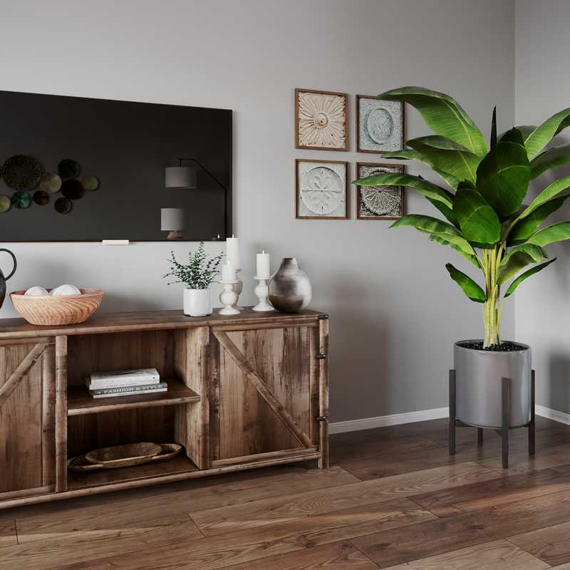 Farmhouse, Rustic, Country Not Sure Yet Design by Havenly Interior Designer Omire