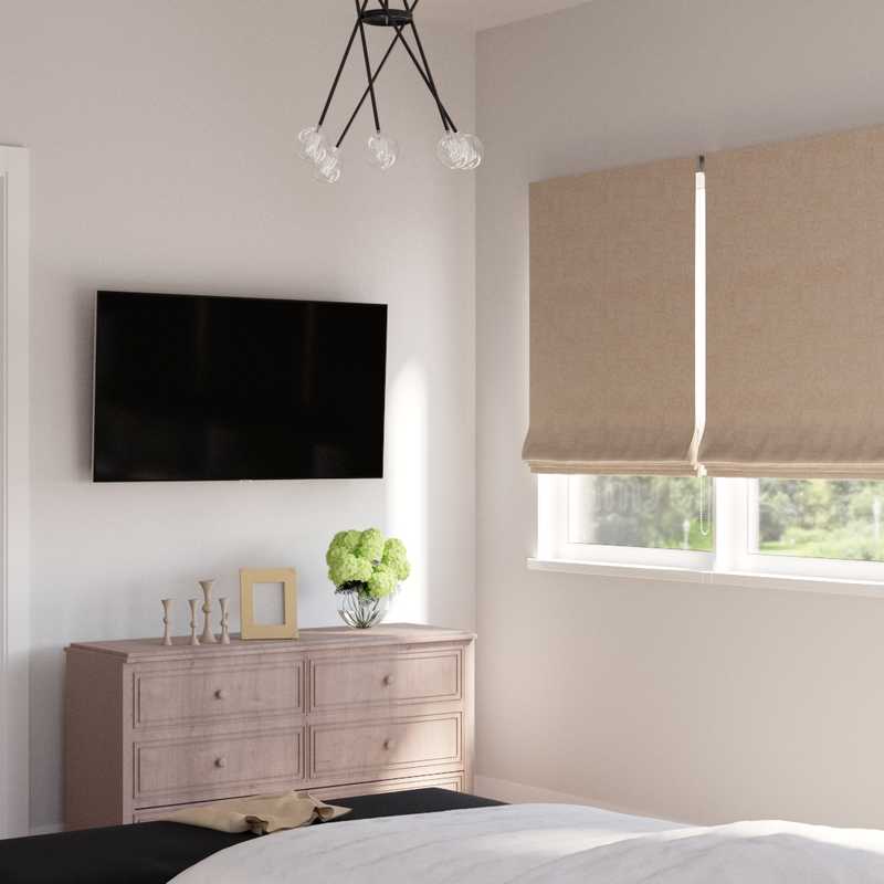 Industrial, Midcentury Modern Bedroom Design by Havenly Interior Designer Camila