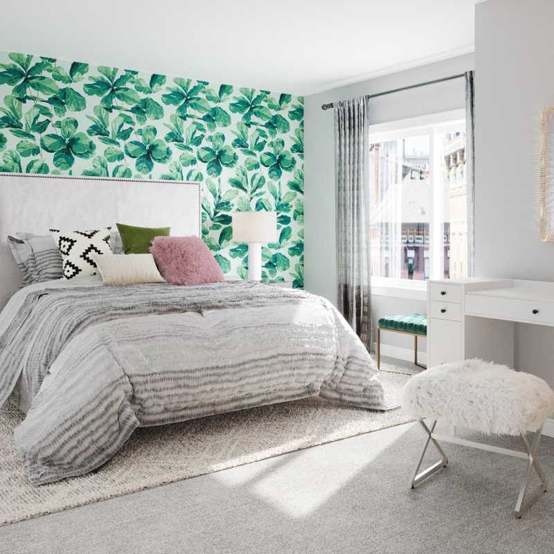 Eclectic, Bohemian Bedroom Design by Havenly Interior Designer Zelne