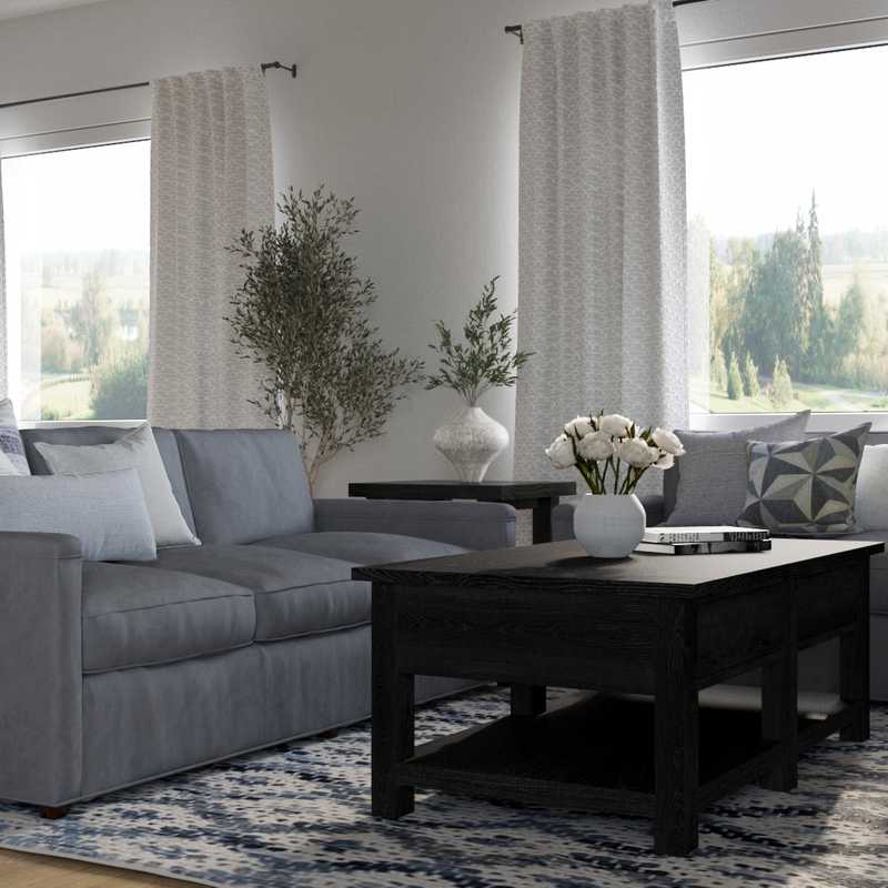 Traditional, Global Living Room Design by Havenly Interior Designer Omire