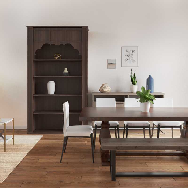 Contemporary, Modern, Glam Living Room Design by Havenly Interior Designer Mirella