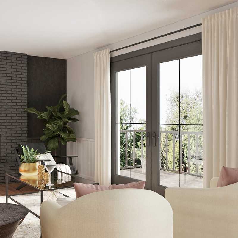 Classic, Classic Contemporary Living Room Design by Havenly Interior Designer Alejandra