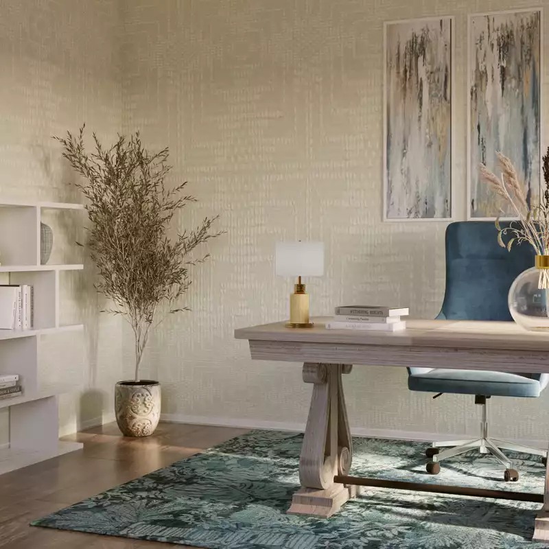 Classic, Scandinavian Office Design by Havenly Interior Designer Eleasud