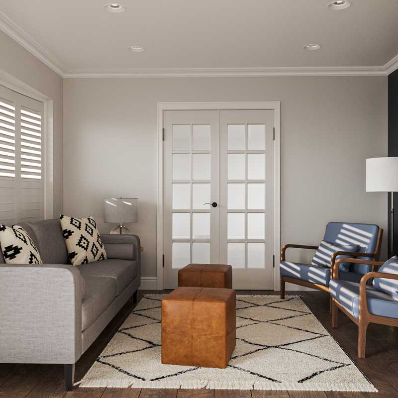 Modern, Transitional Living Room Design by Havenly Interior Designer Kayla