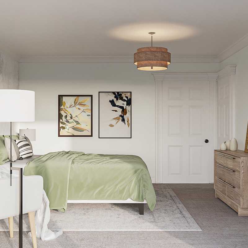 Contemporary, Modern, Midcentury Modern, Scandinavian Bedroom Design by Havenly Interior Designer Karla