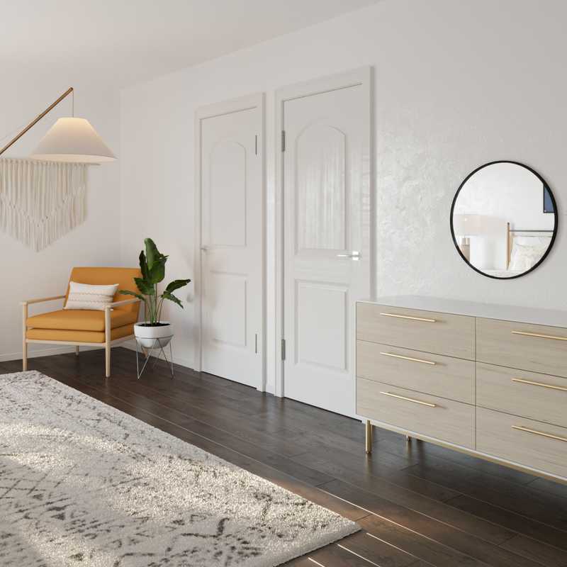 Midcentury Modern, Scandinavian Bedroom Design by Havenly Interior Designer Lena