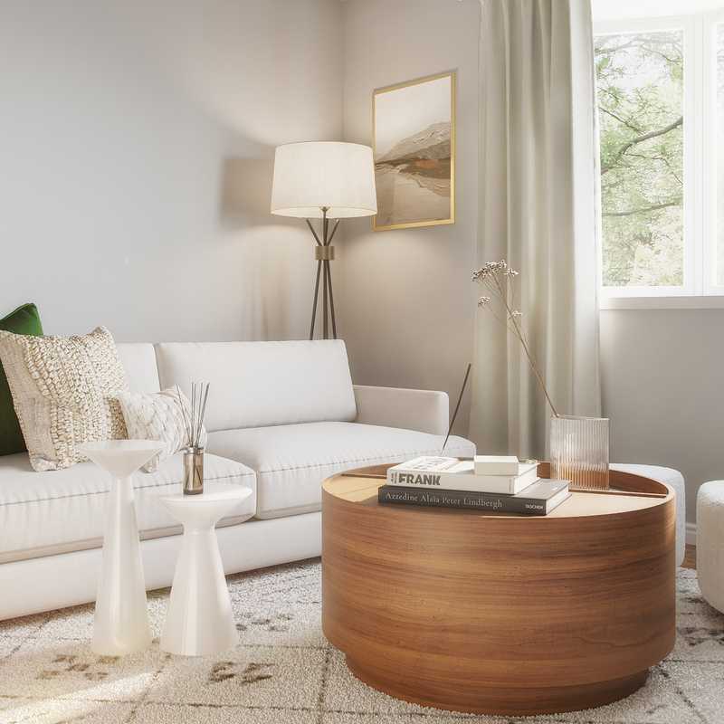 Contemporary, Modern, Scandinavian Living Room Design by Havenly Interior Designer Maria